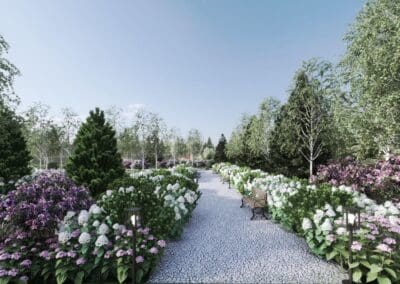 Ogród przy sali weselnej 4