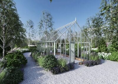 Ogród przy sali weselnej 2