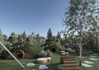 Ogród przy sali weselnej 3